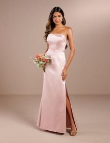 Model wearing a beautiful bridesmaids gown